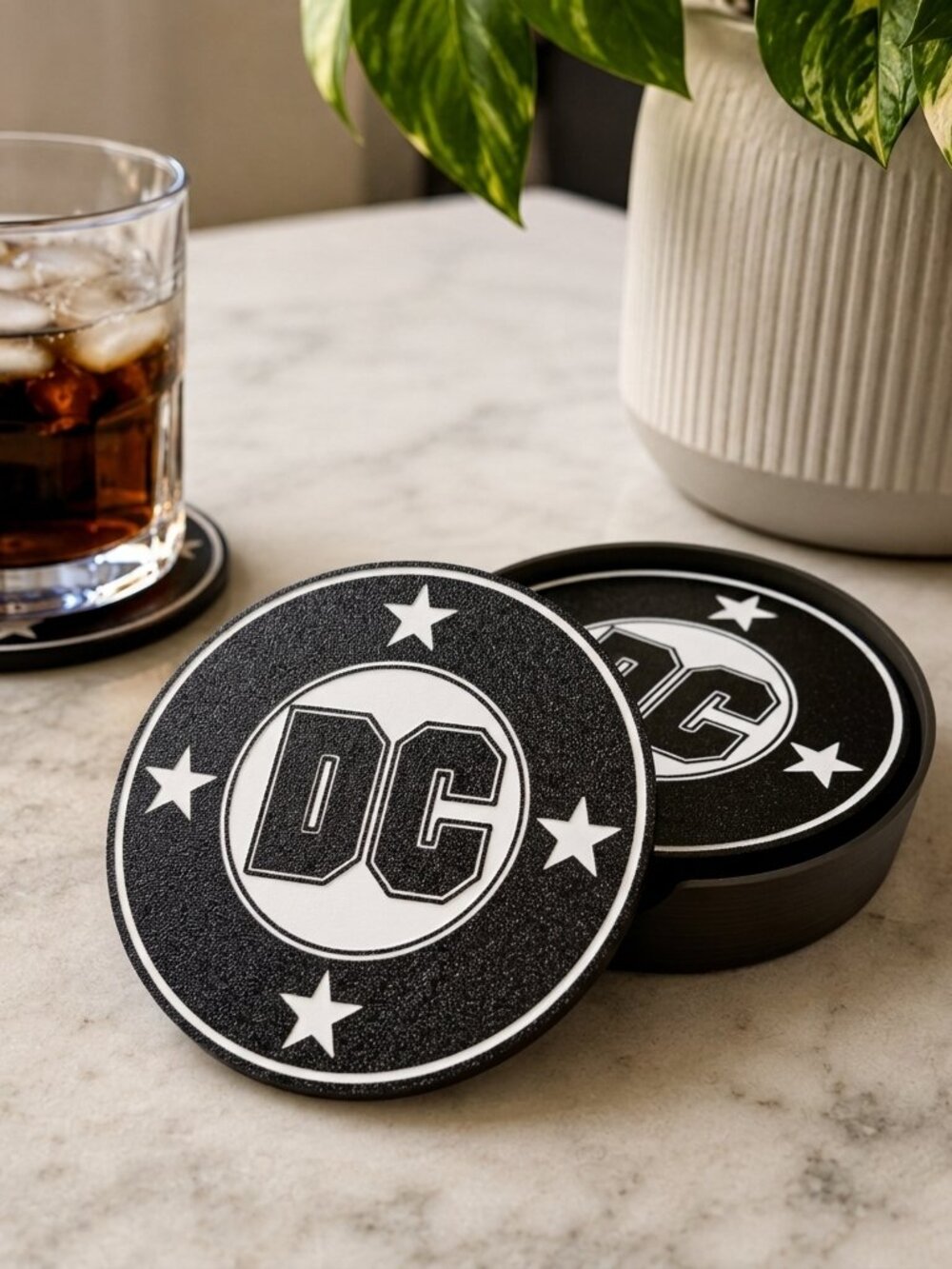 DC Drink Coasters Set - Marvel Home Decor